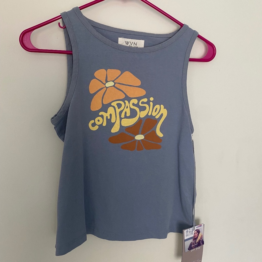 Organic compassion tank top